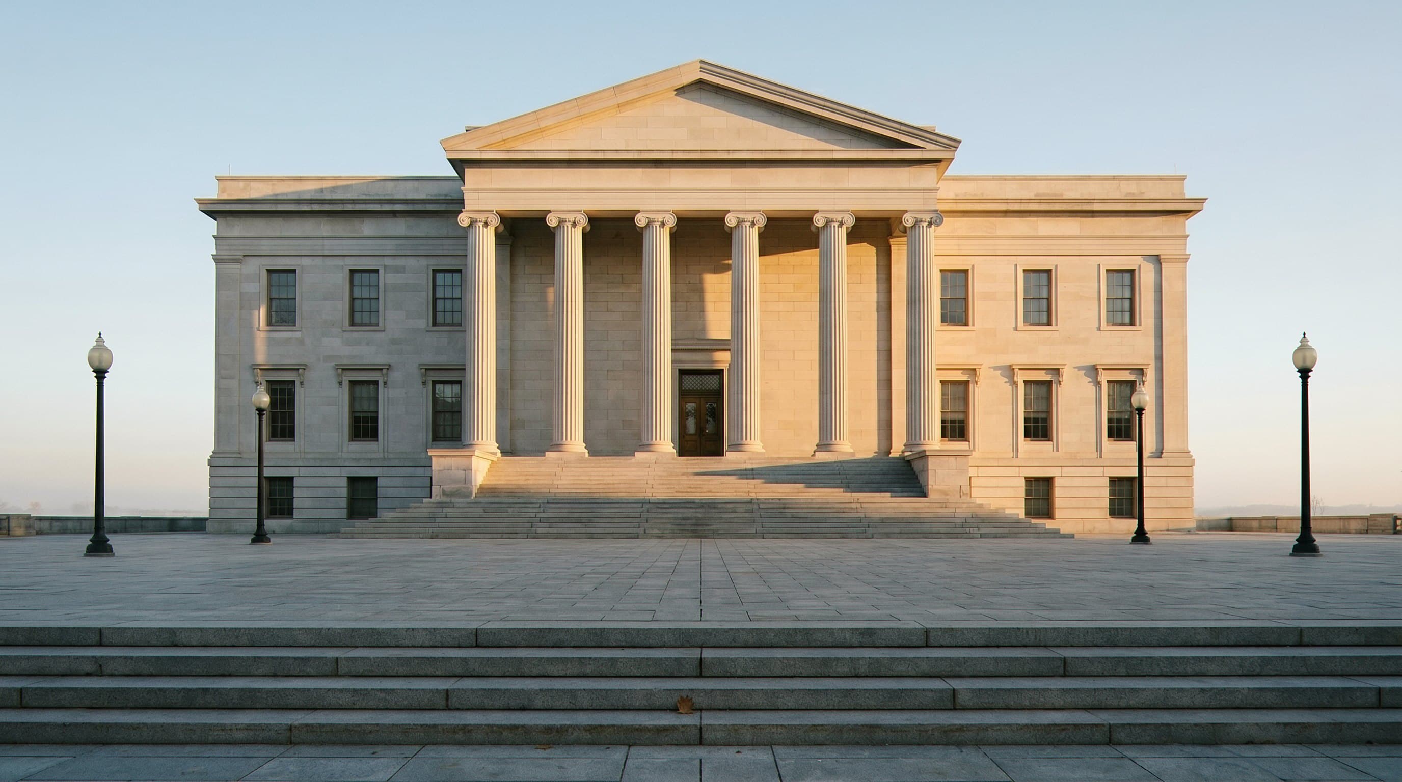 Courthouse exterior for breath test challenge