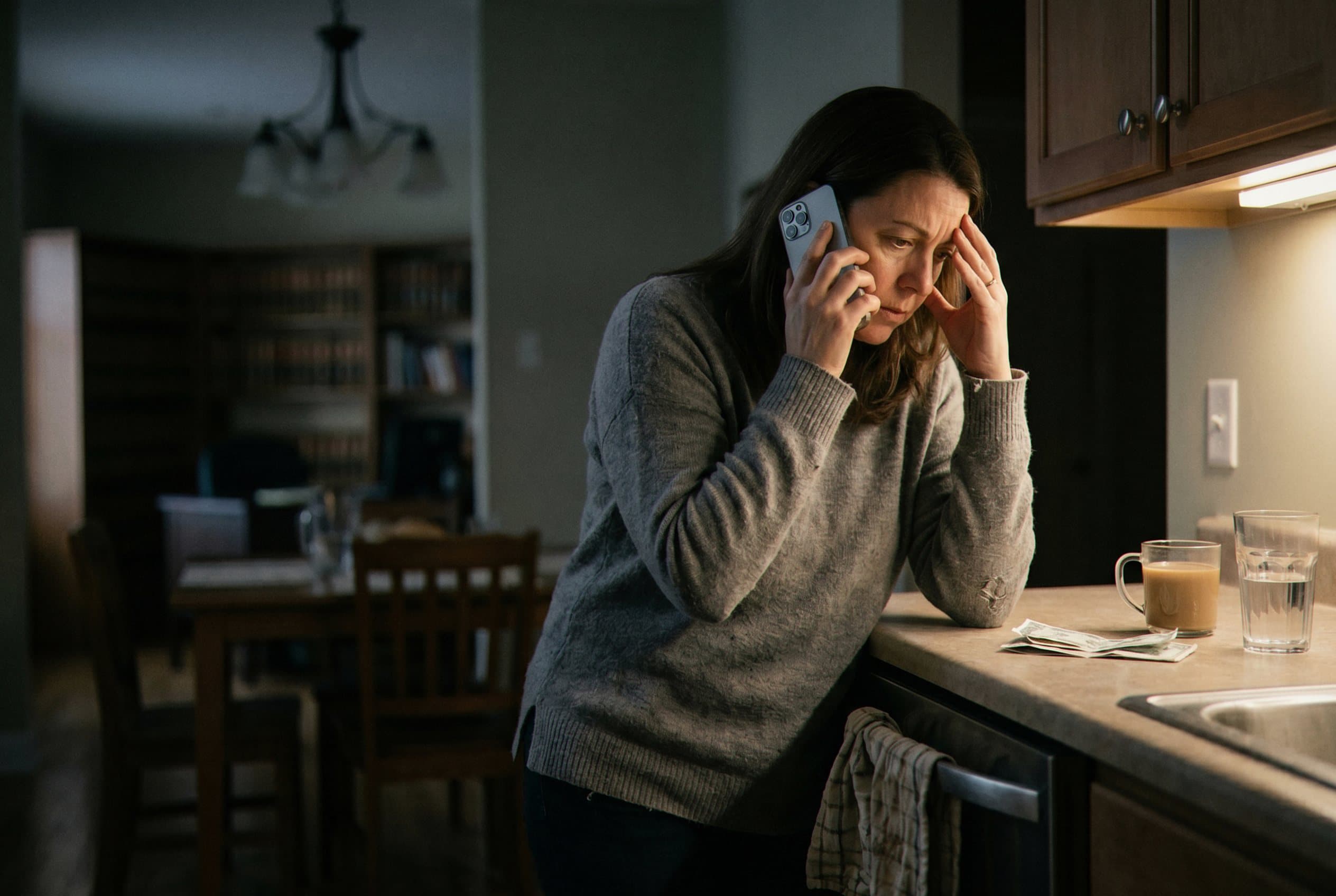 Mother calling attorney about teen arrest